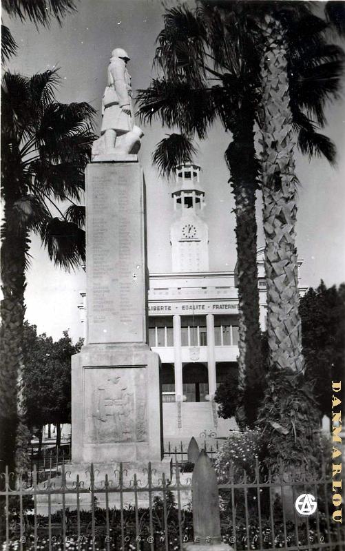 Hammam bou hadjar 505- Monument aux morts COLLECTION DES AMIS DE ND DE SANTA CRUZ.jpg